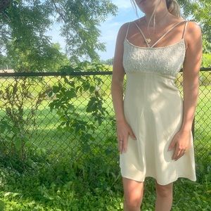 Vintage Cream Dress 🤍